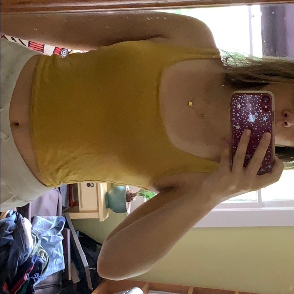 Yellow Basic Tank Top